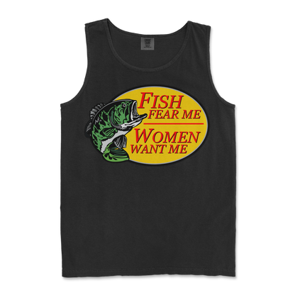 Comfort Colors Tank Top For The Fishermen in Black