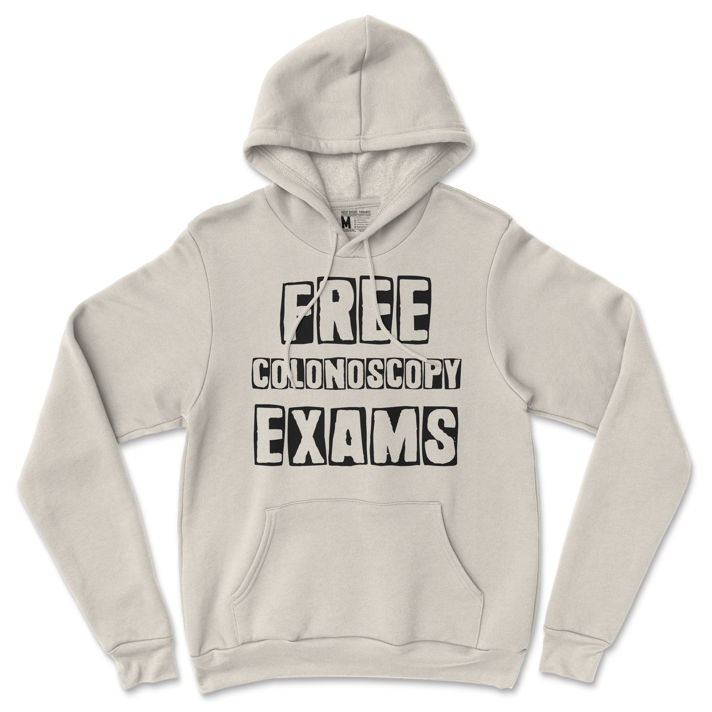 Gildan SoftStyle Hoodie Free Colonoscopy Exams in Sand