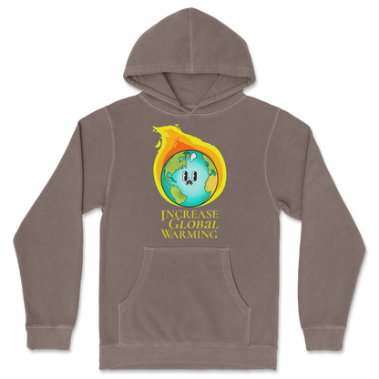 Independent Clothing Co. Hoodie Increase Global Warming in Clay