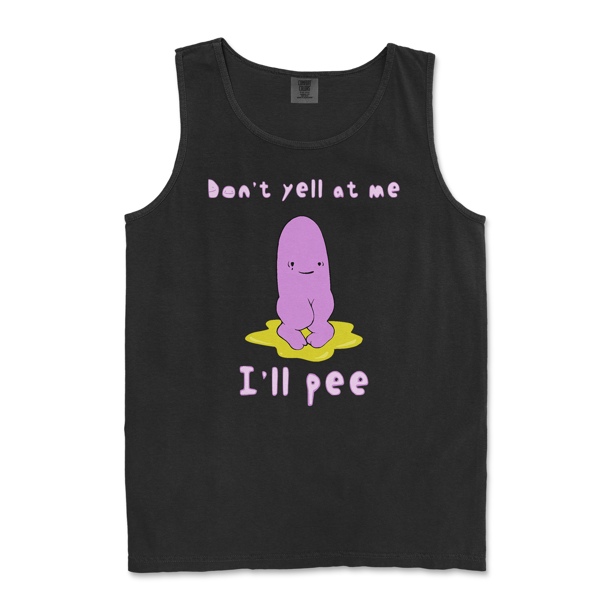 Comfort Colors Tank Top Dont Yell 2 in Black