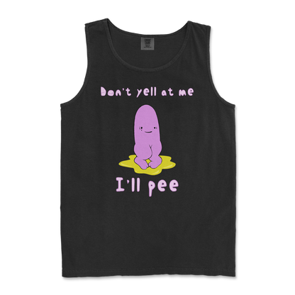 Comfort Colors Tank Top Dont Yell 2 in Black