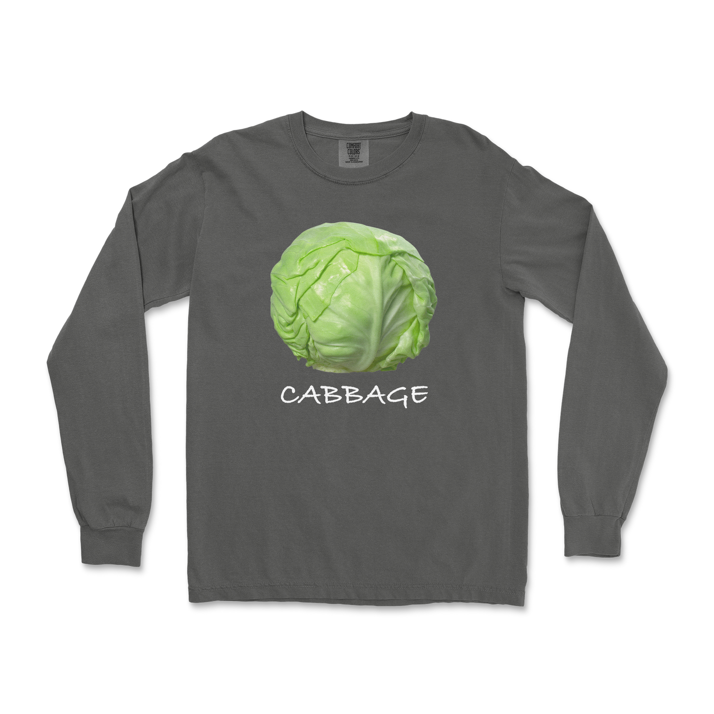 Comfort Colors Long Sleeve Cabbage in Pepper