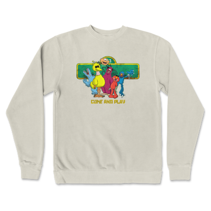 Independent Clothing Co. Crew Neck Cursed Sesame Street in Bone