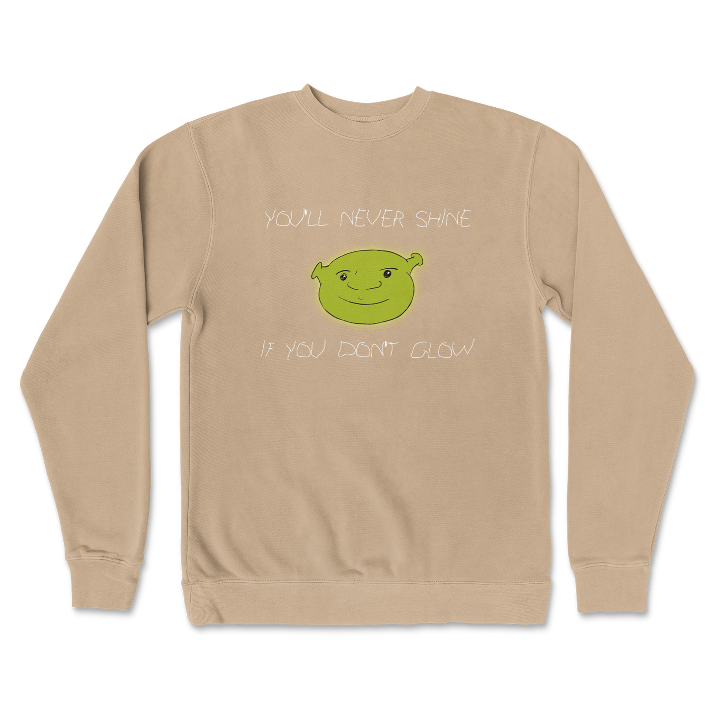 Independent Clothing Co. Crew Neck Shrekc in Sandstone