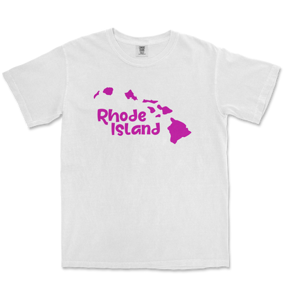 Comfort Colors T-Shirt Rhode Island in White