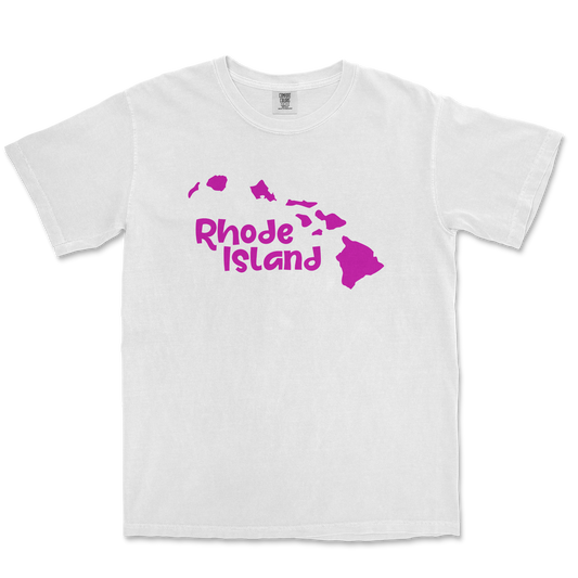 Comfort Colors T-Shirt Rhode Island in White