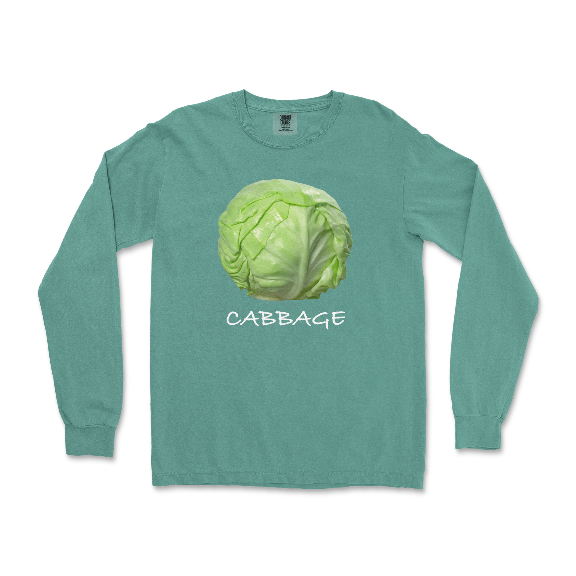 Comfort Colors Long Sleeve Cabbage in LightGreen