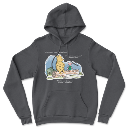 The Nice Shirt Hoodie Winnie the Pooh  in Black