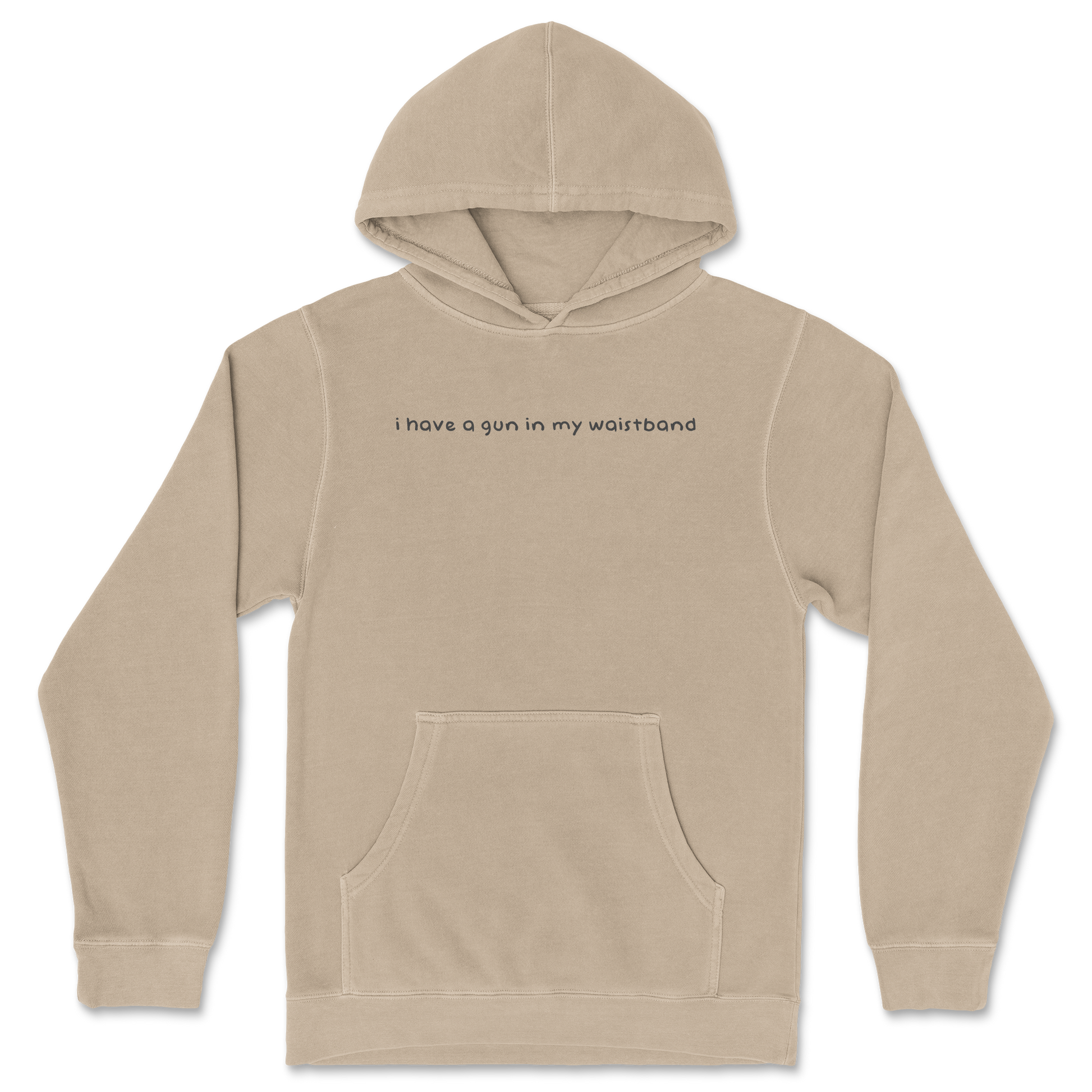 Independent Clothing Co. Hoodie Gun in The Waistband in Sandstone