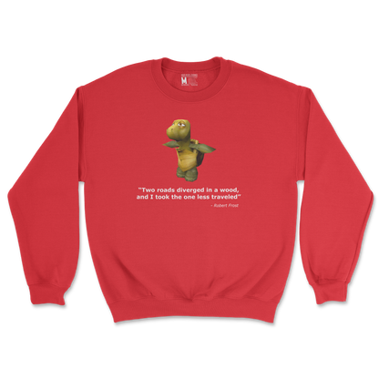 Gildan SoftStyle Crew Neck Robert Frost Quote in Red