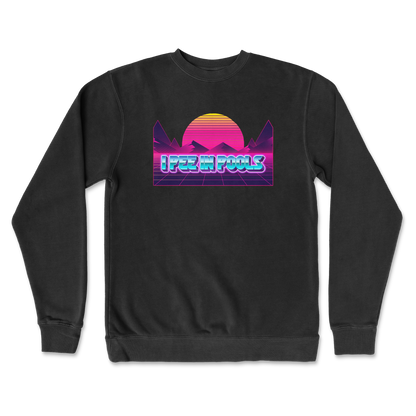 Independent Clothing Co. Crew Neck I Pee in Pools in Black