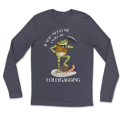 The Nice Shirt Long Sleeve Lollygagging  in Navy