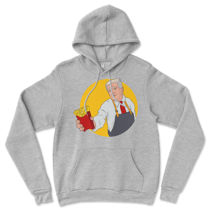 Gildan SoftStyle Hoodie McTrump  in Grey-Heather