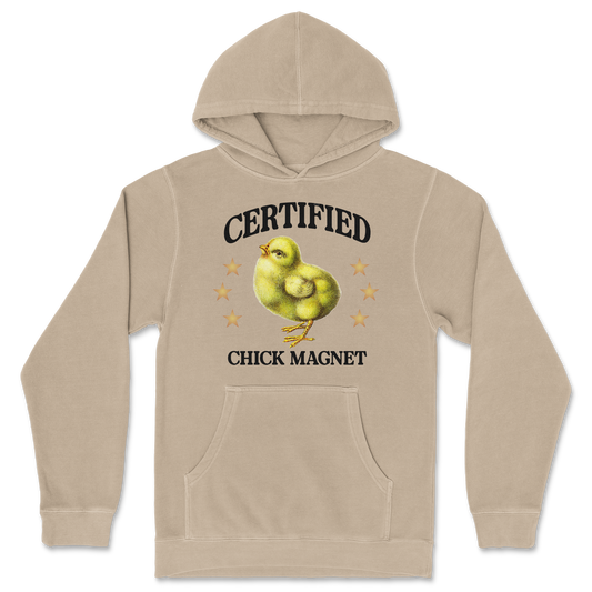 Independent Clothing Co. Hoodie Chick Magnet in Sandstone