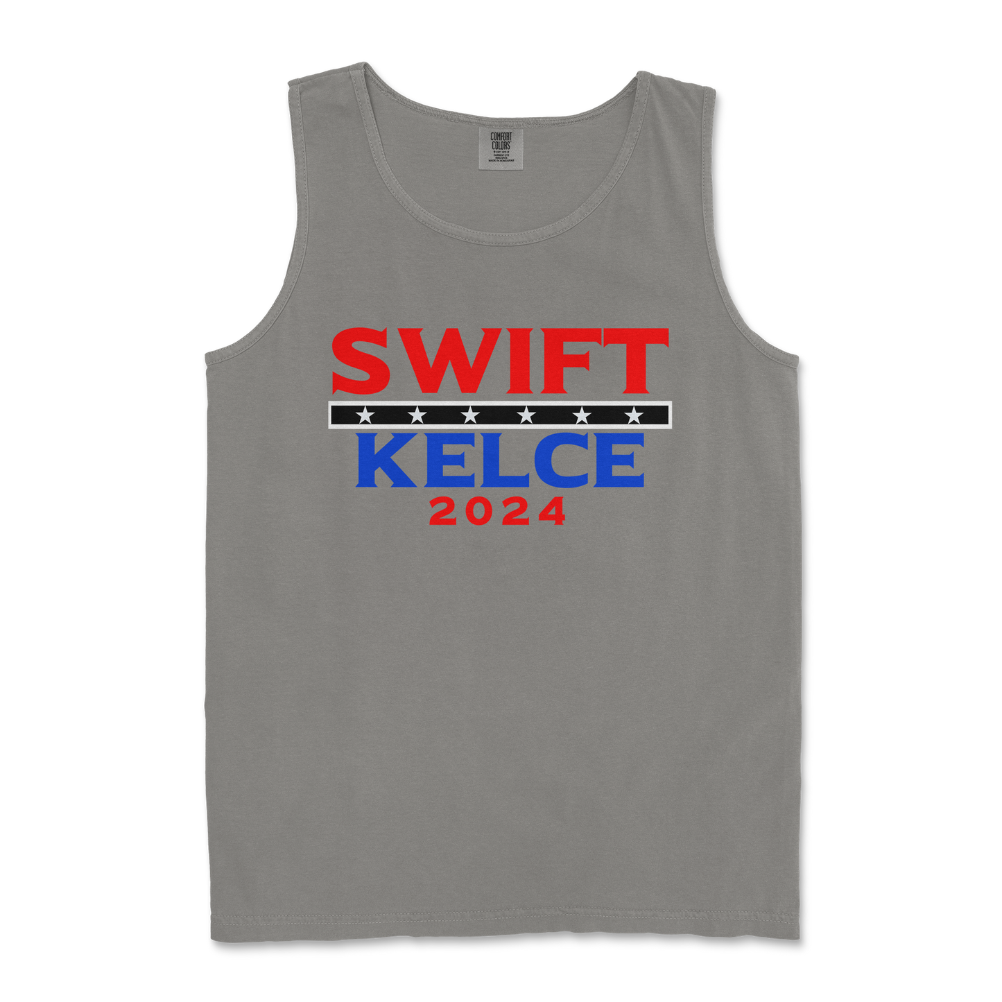 Comfort Colors Tank Top Swift Kelce 2024 in Grey