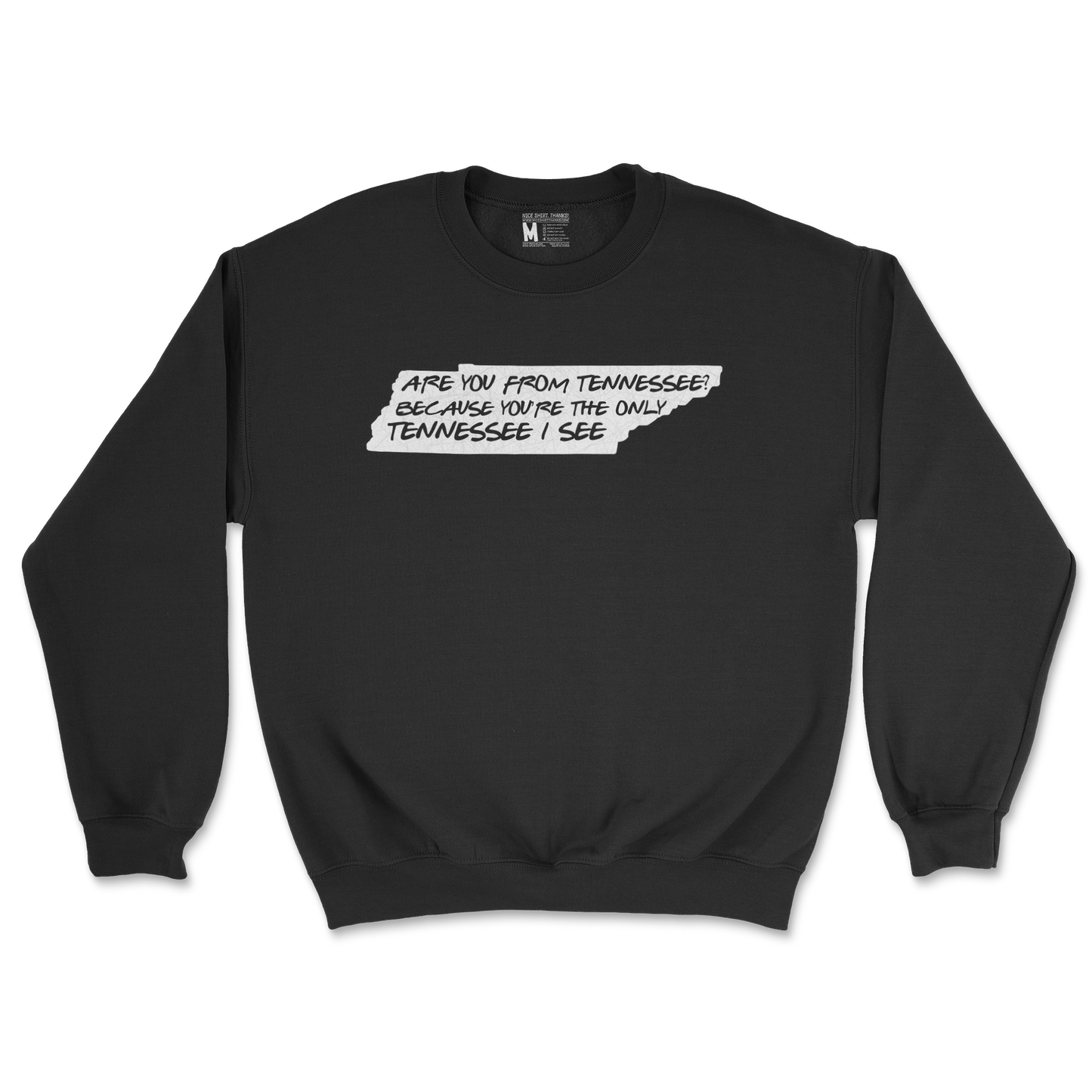 Gildan SoftStyle Crew Neck Tennessee in Black