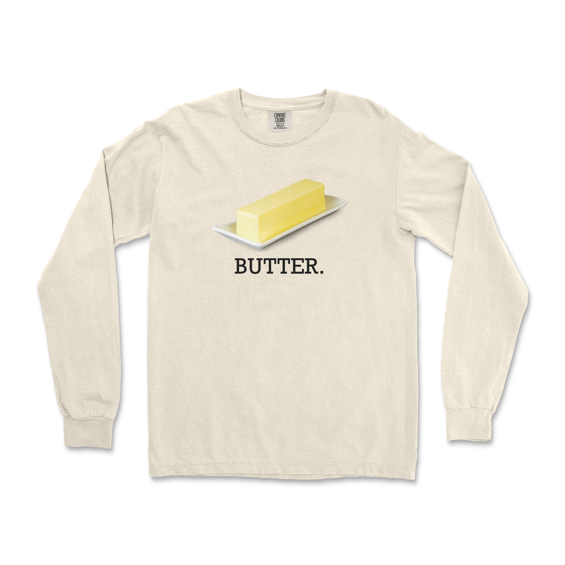 Comfort Colors Long Sleeve Butter in Ivory