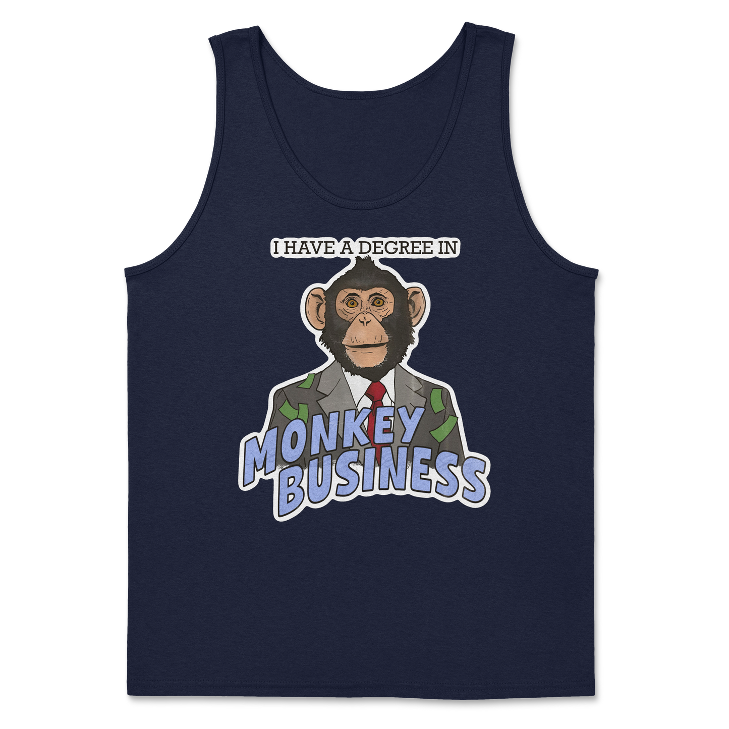 Heavy Blend Tank Top Monkey Business in Navy