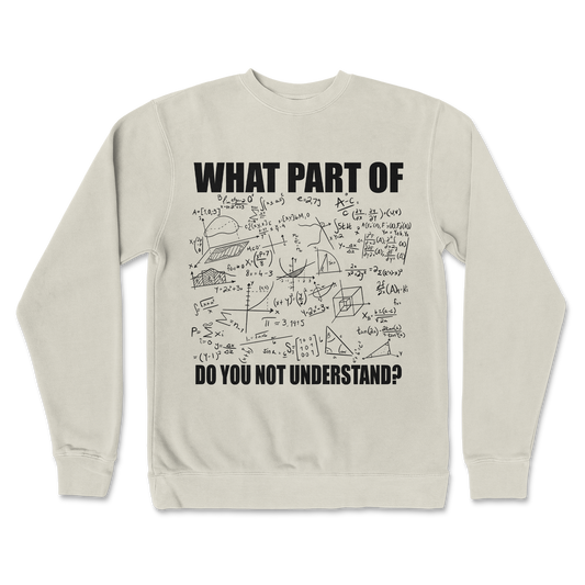 Independent Clothing Co. Crew Neck Math Problem  in Bone