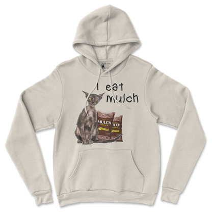 Gildan SoftStyle Hoodie I Eat Mulch in Sand