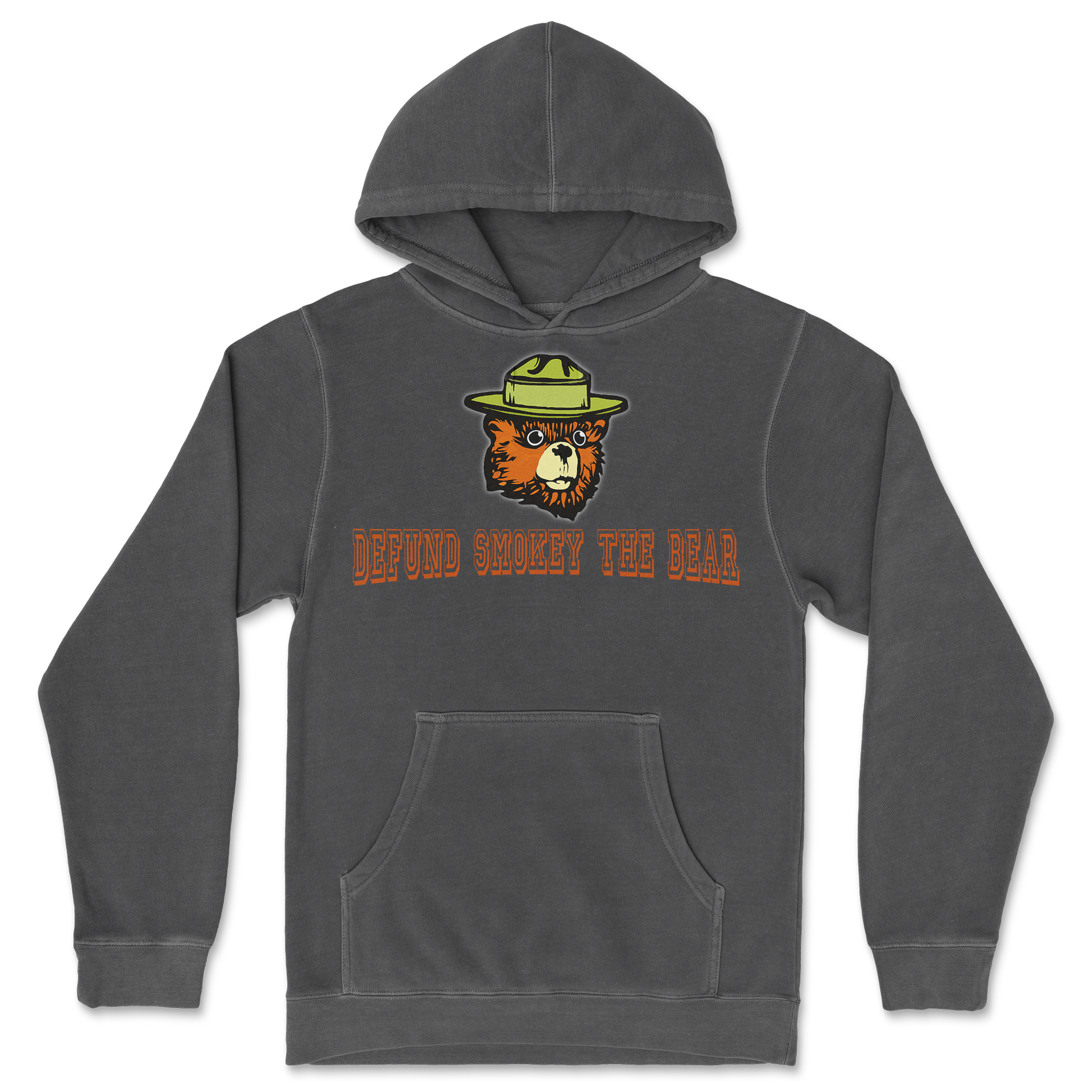 Independent Clothing Co. Hoodie Defund Smokey Bear in Black