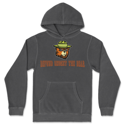 Independent Clothing Co. Hoodie Defund Smokey Bear in Black