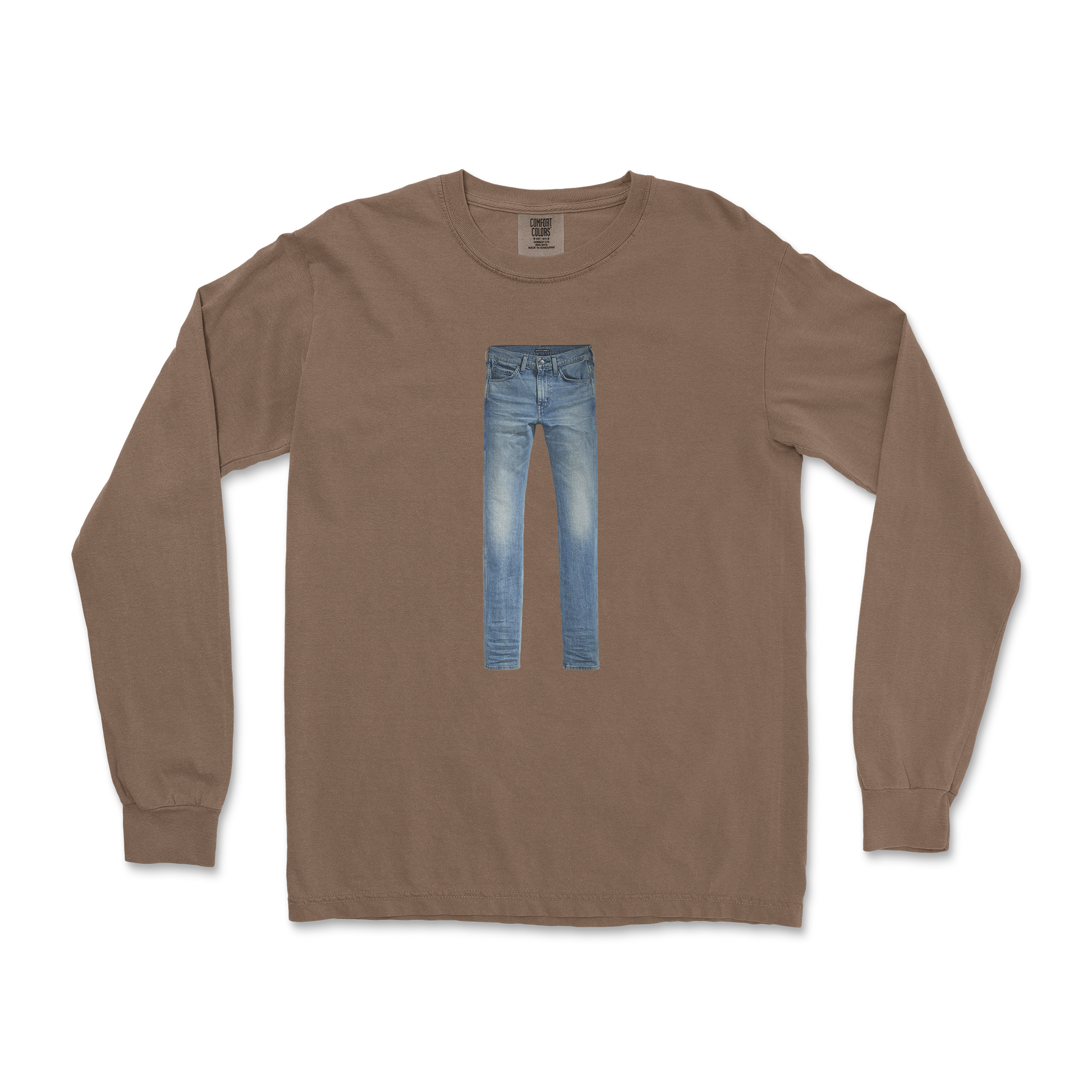 Comfort Colors Long Sleeve Pants in Espresso