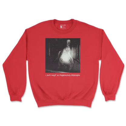 Gildan SoftStyle Crew Neck Not A Morning Person in Red