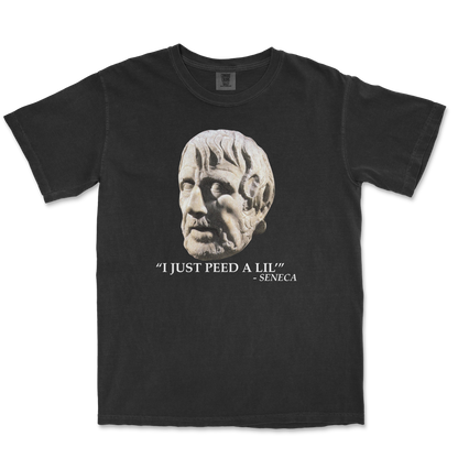 Comfort Colors T-Shirt Seneca Pee in Black