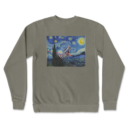 Independent Clothing Co. Crew Neck Van Gogh but Cooler in Army