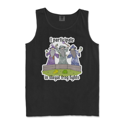 Comfort Colors Tank Top Wizard Activities  in Black