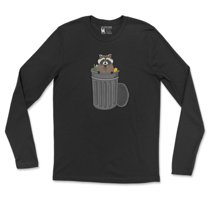 Gildan SoftStyle Long Sleeve Trash Panda Enthusiast in Black