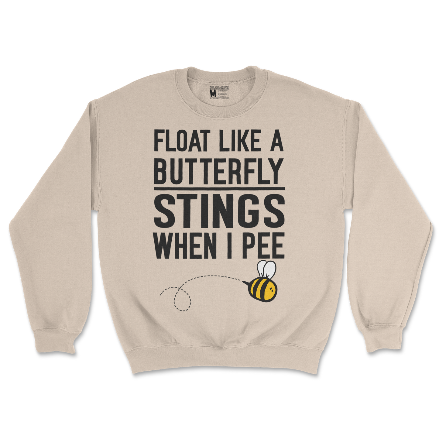 Gildan SoftStyle Crew Neck Stings When I Pee in Sand