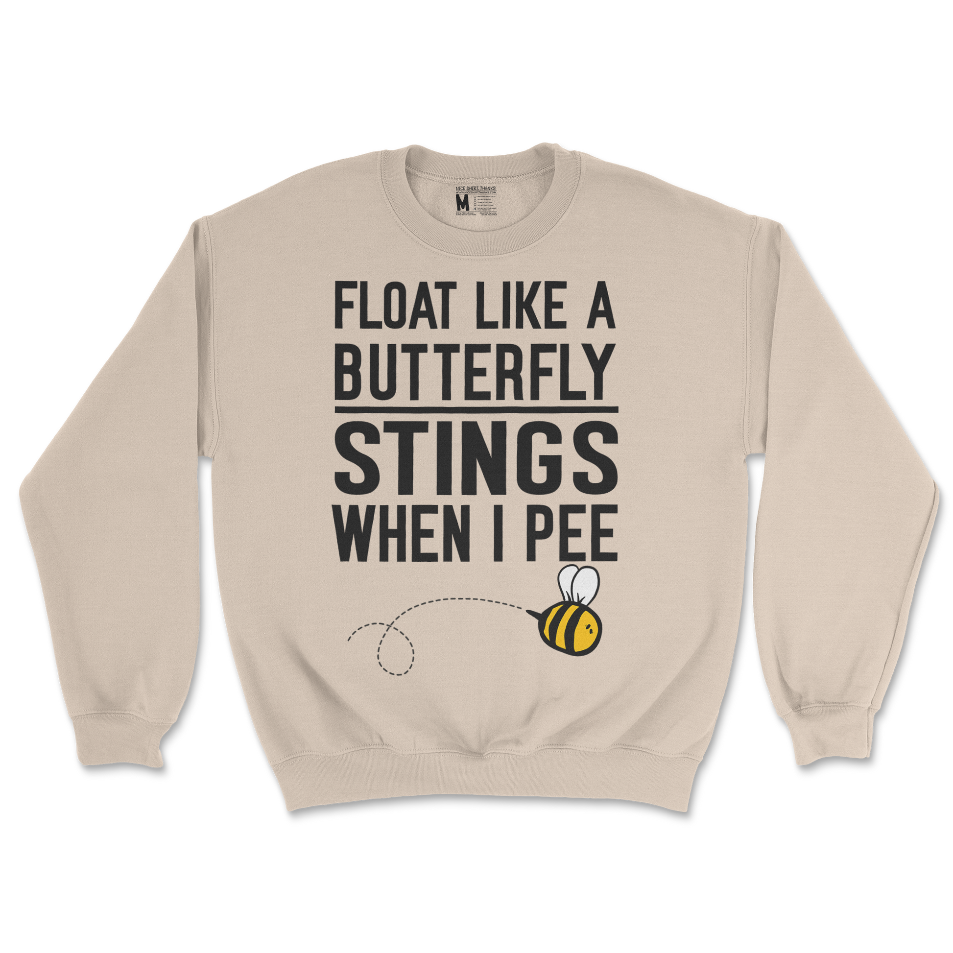 Gildan SoftStyle Crew Neck Stings When I Pee in Sand