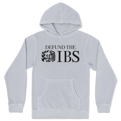 Independent Clothing Co. Hoodie Defund The IBS in GreyHeather