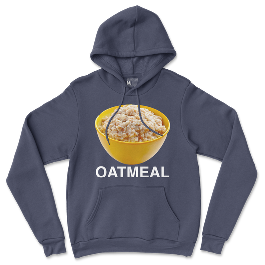 Gildan SoftStyle Hoodie Oatmeal in Navy