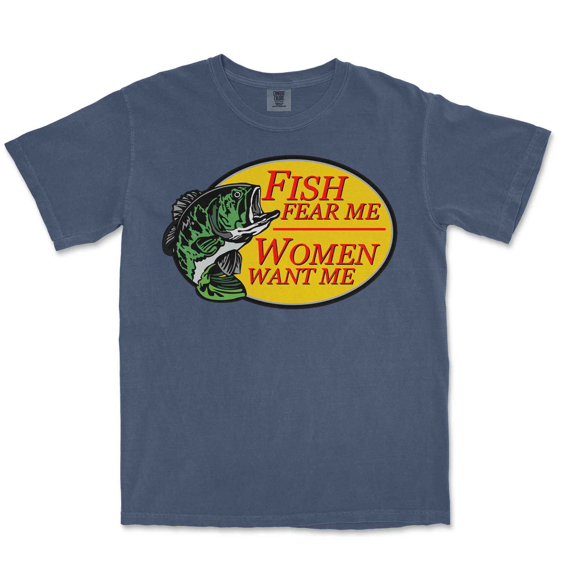 Comfort Colors T-Shirt For The Fishermen in Midnight