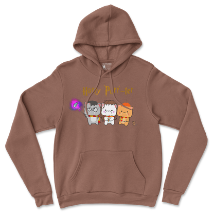 Gildan SoftStyle Hoodie Harry Purrter in Cocoa