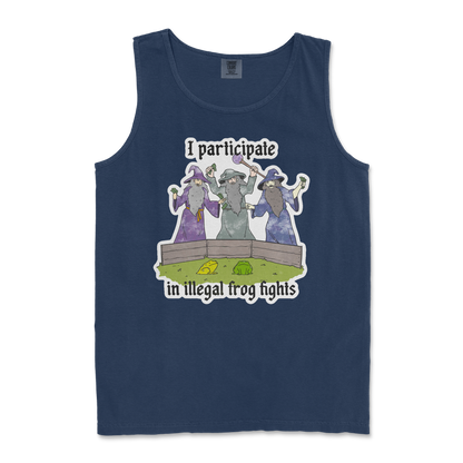 Comfort Colors Tank Top Wizard Activities  in True-Navy