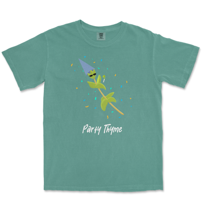 Comfort Colors T-Shirt Party Thyme in LightGreen