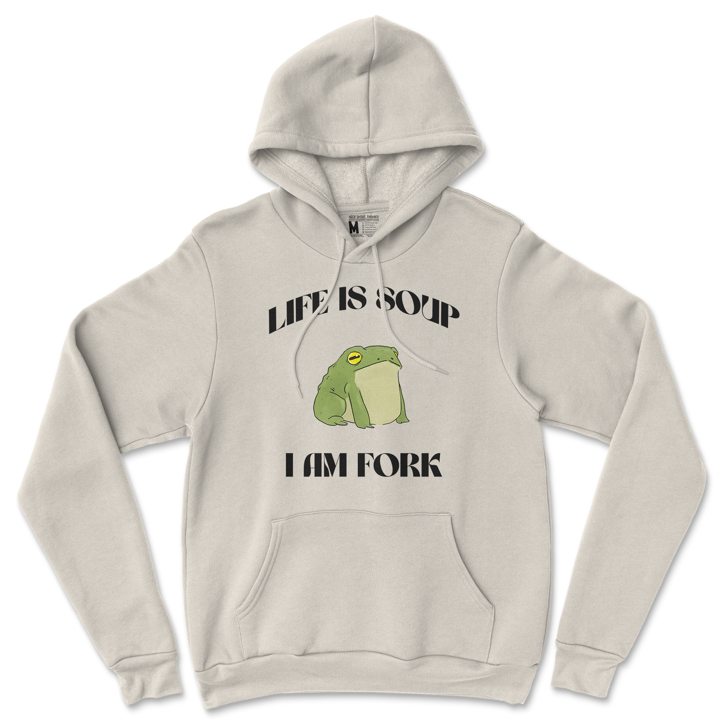 Gildan SoftStyle Hoodie Life is Soup in Sand