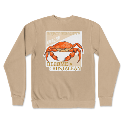Independent Clothing Co. Crew Neck Embrace the Crab in Sandstone