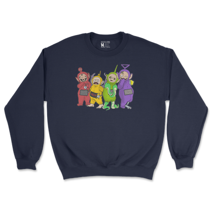 Gildan SoftStyle Crew Neck Telatubbies in Navy