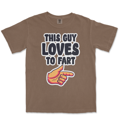 Comfort Colors T-Shirt Who Farted  in Espresso