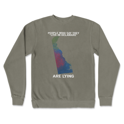 Independent Clothing Co. Crew Neck Delaware Doesnt Exist in Army