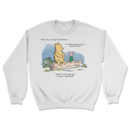 The Nice Shirt Crew Neck Winnie the Pooh  in White