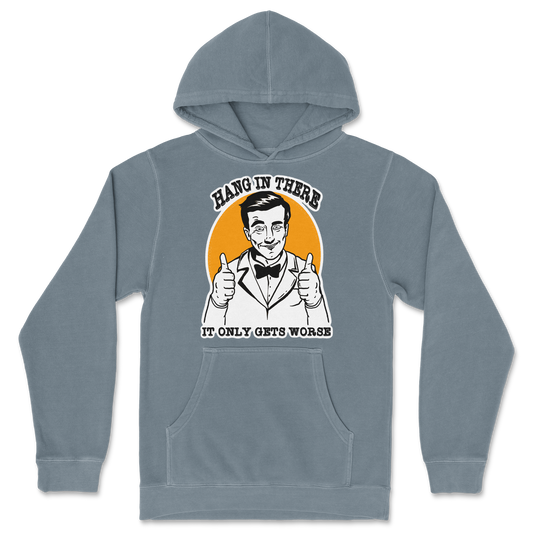 Independent Clothing Co. Hoodie Hang In There  in Blue-Magic