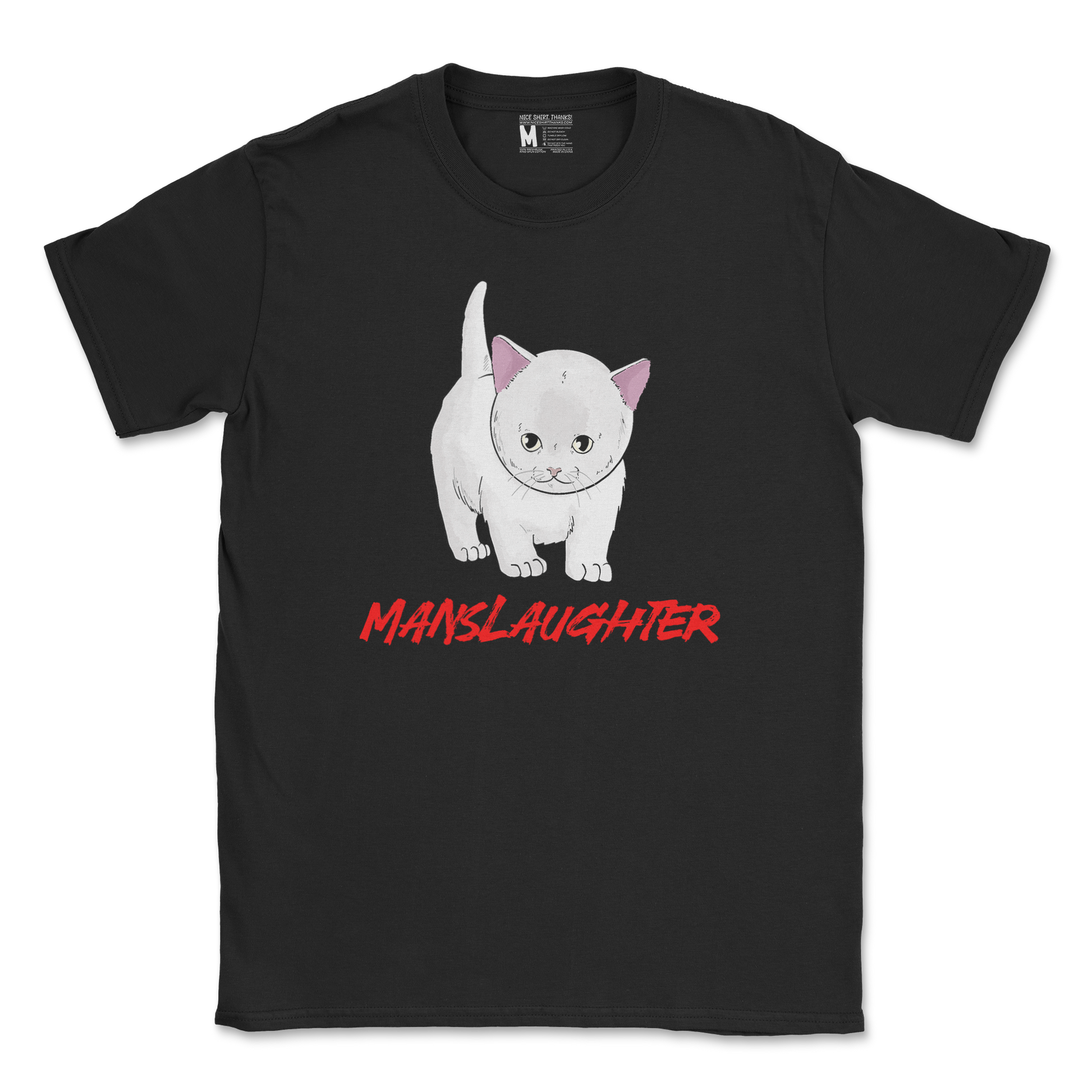 Gildan SoftStyle T-Shirt Manslaughter in Black