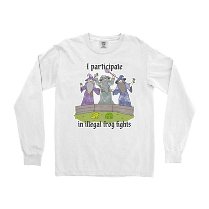 Comfort Colors Long Sleeve Wizard Activities  in White