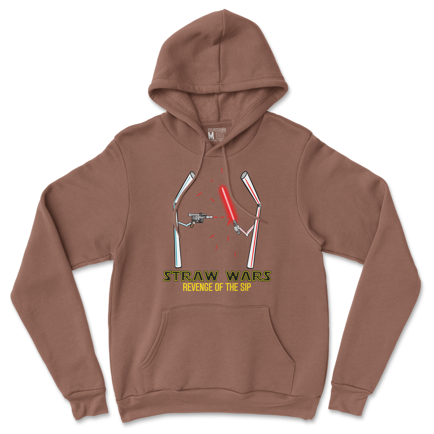 Gildan SoftStyle Hoodie Straw Wars in Cocoa